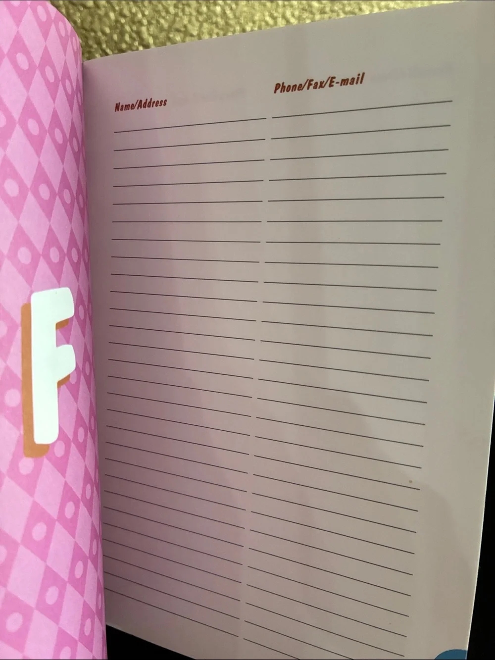 Hula Honey Address Book